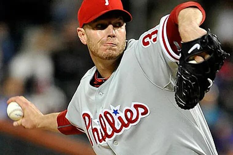 Many think Roy Halladay is the automatic No. 1 in the postseason rotation, but is that the best option? (AP Photo/Kathy Kmonicek)