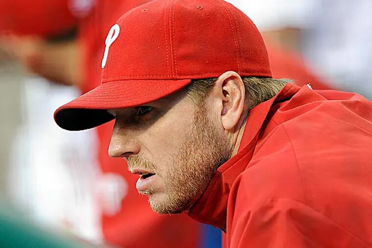 Roy Halladay is on the disabled list now, and there will be a little time here to try to figure out the next step. (Michael Perez/AP)