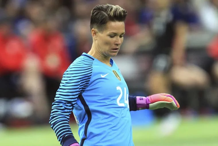 Ashlyn Harris, captains the National Women’s Soccer League’s Pride and is competing for a starting role with the U.S. national team.