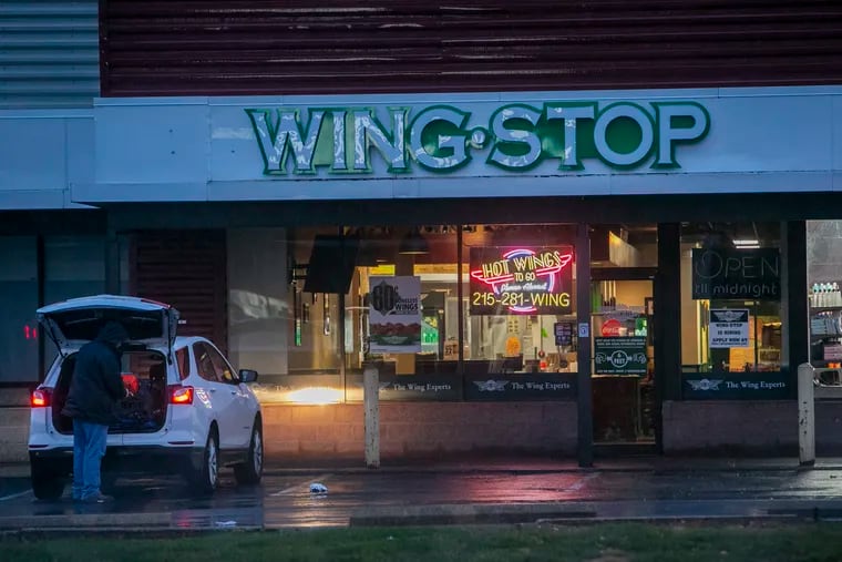 An armed robber was shot and killed by a customer at this Wingstop takeout on the 2100 block of Cottman Avenue in Northeast Philadelphia late Sunday night, police said.