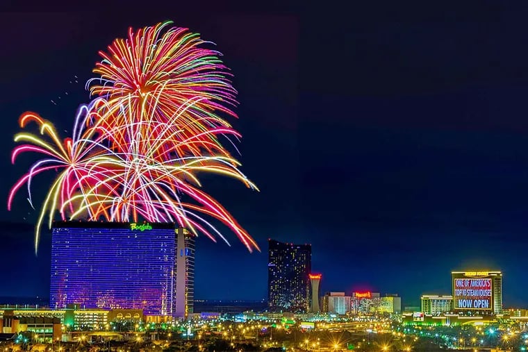 Atlantic City's Fourth of July fireworks display. (Courtesy of the Casino Reinvestment Development Authority)