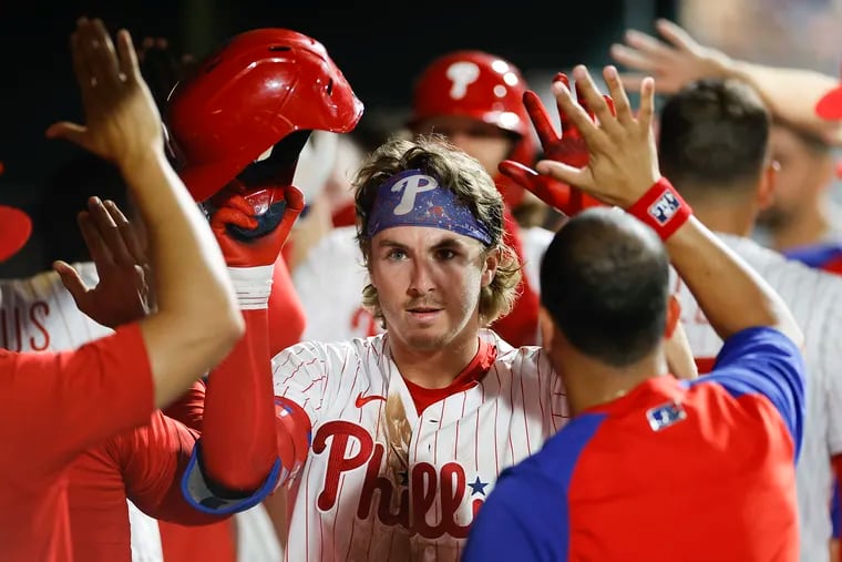 Phillies infielder Bryson Stott has impressed hitting coach Kevin Long with his plate discipline and bat-to-ball skills.