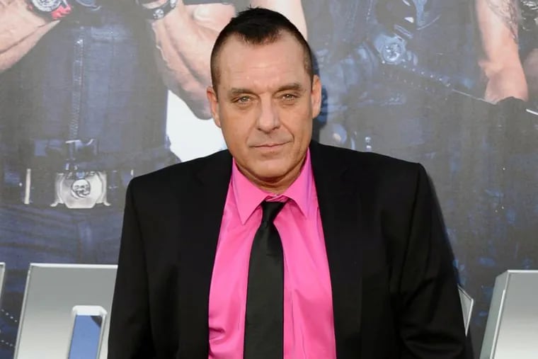 In this Aug. 11, 2014, file photo, actor Tom Sizemore arrives at the premiere of "The Expendables 3" in Los Angeles.