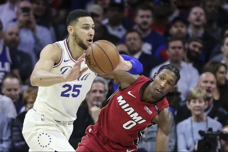 Ben Simmons finished Game 2 with 24 points, but there is a lot for him to learn from based on how the Heat defended him Monday night.