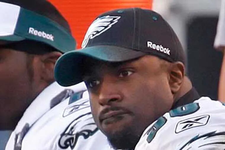 Brian Westbrook suffered his second concussion in three weeks during the Eagles' loss to San Diego. (Ron Cortes/Staff Photographer)