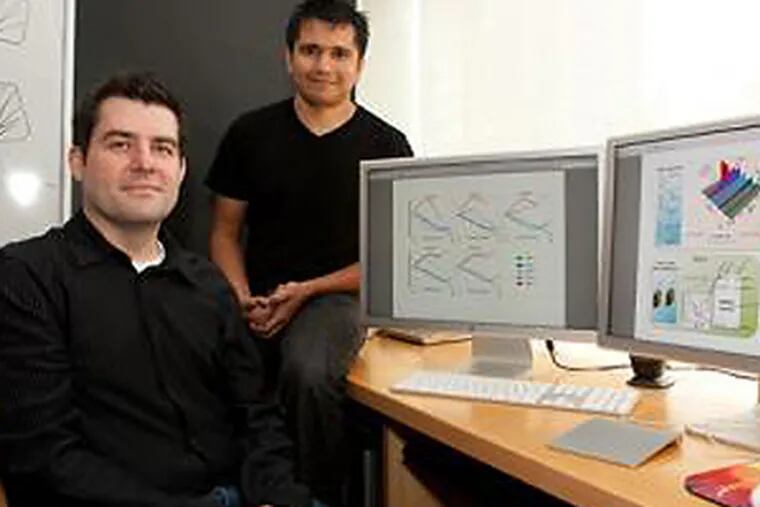 John Storey (left) and Keyur Desai of Princeton University
analyzed gene activity in blunt-force-trauma patients. (Denise Applewhite)