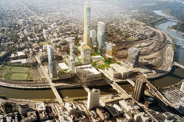 The Schuylkill Yards Innovation District was envisioned as center for expanding tech companies, but could be an attractive home to Amazon.