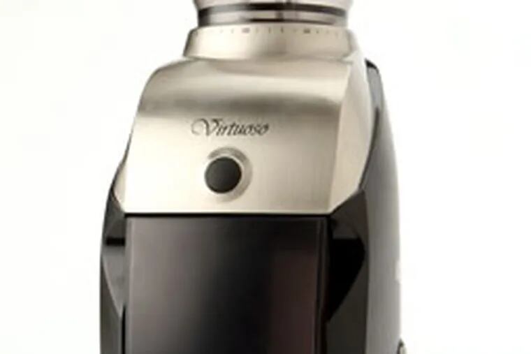 Baratza Virtuoso coffee grinder, $199. 1st-Line.com