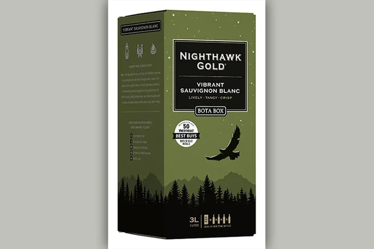 Bota Box "Nighthawk Gold" Sauvignon Blanc