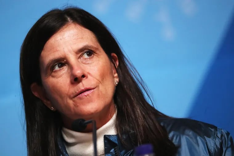 Lisa Baird resigned as NWSL commissioner on Friday following the sexual harassment and misconduct allegations leveled against coach Paul Riley, who was quickly fired by the North Carolina Courage. 




In this photo from February 9, 2018, Lisa Baird the Chief Marketing Officer of USOC addresses the media while attending a press conference at the Main Press Centre during previews ahead of the PyeongChang 2018 Winter Olympic Games in Pyeongchang-gun, South Korea. On Friday, Baird has been removed from her position. (Ker Robertson/Getty Images)