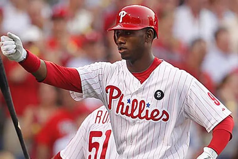 Despite trade rumors, the Phillies view outfielder Domonic Brown as part of their long-term plan. (Ron Cortes/Staff Photographer)
