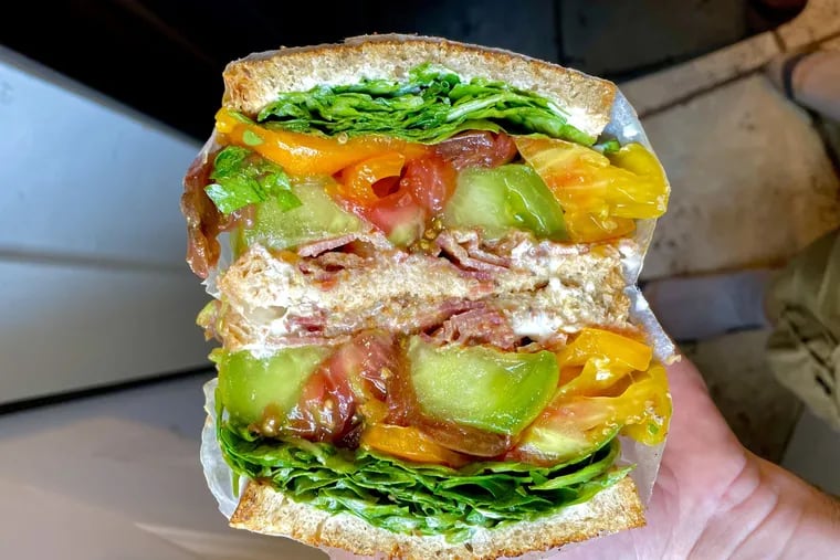 The heirloom BLT at Middle Child is one of the most-coveted seasonal sandwiches on the Philly dining scene.