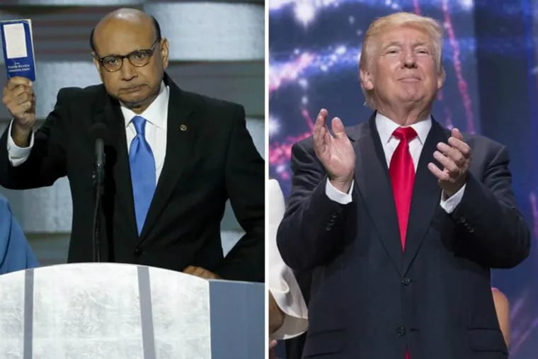 Khizr Khan and Donald Trump have different views about the meaning of sacrifice.