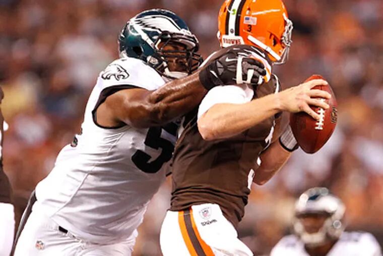 The Eagles played their starters for only one quarter of the 27-10 victory over the Browns. (David Maialetti/Staff file photo)