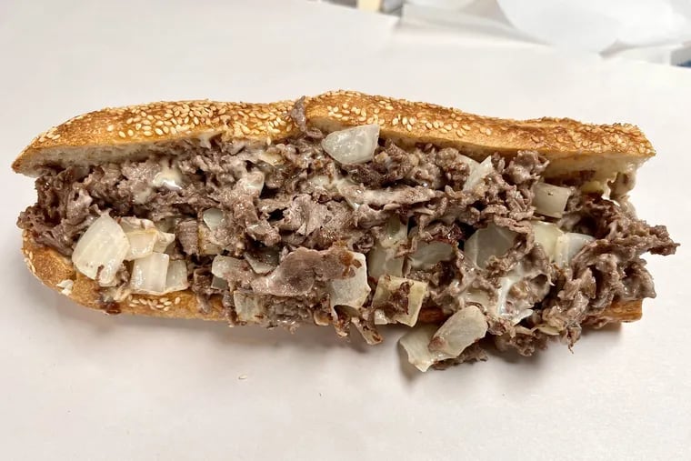 A cheesesteak from Steaks West Chester, 698 E. Market St., West Chester.