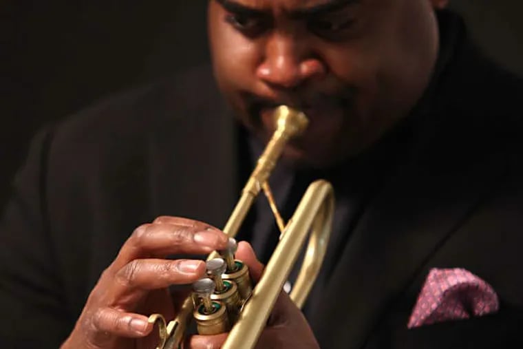 Temple professor Terell Stafford is artistic director of the Philadelphia Jazz Orchestra, which will play Tuesday at the Kimmel with host Bill Cosby.
