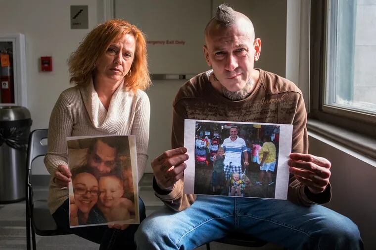 William McMonigle and Amy Zaccario of Havertown, who both lost their fathers to heroin overdoses in Philadelphia, are now planning the funeral of their best friend, Sean Jimenez, who died of a heroin overdose in Kensington on Monday.