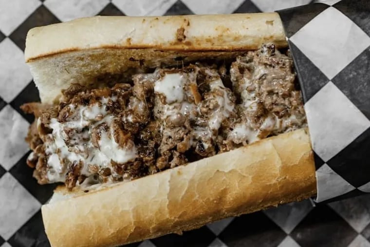 The cheesesteak from Ghostburger in Washington, D.C., is served on a roll from Sarcone's Bakery of South Philadelphia fame.