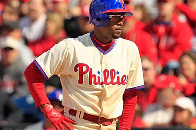 Jimmy Rollins has one of the best OPS figures among shortstops who signed a free-agent contract last winter. (Ron Cortes/Staff file photo)