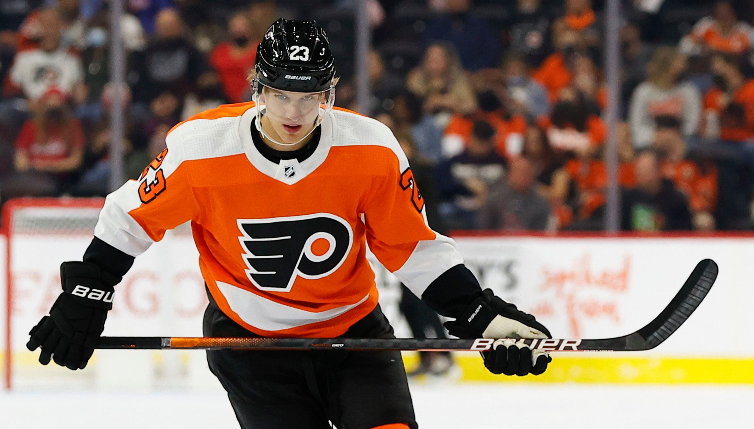 Philadelphia Flyers' Oskar Lindblom returns to ice for Game 6 after cancer  battle - 6abc Philadelphia