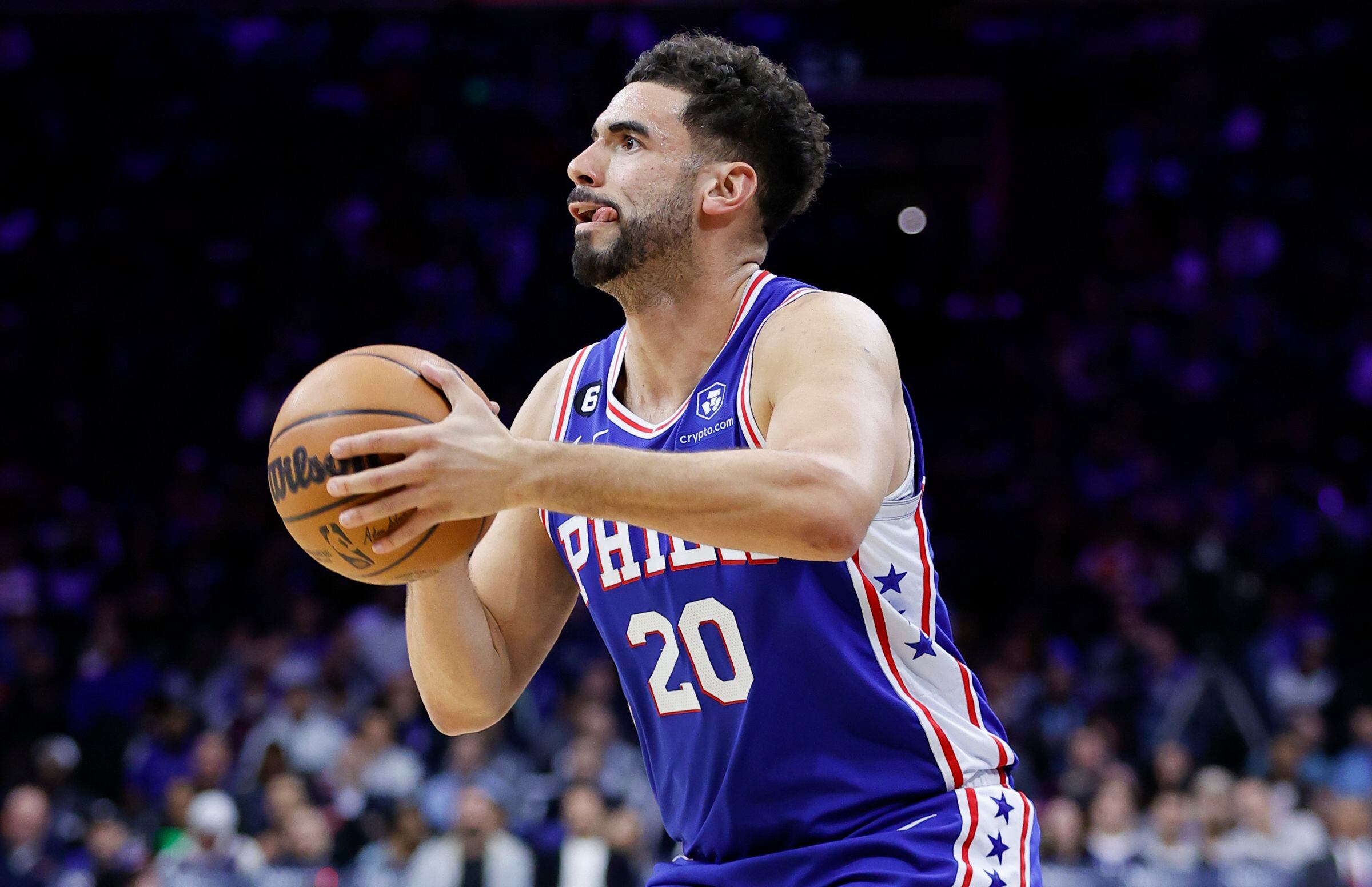 Georges Niang Philadelphia 76ers Player-Issued #20 White City Jersey from  the 2022-23 NBA Season