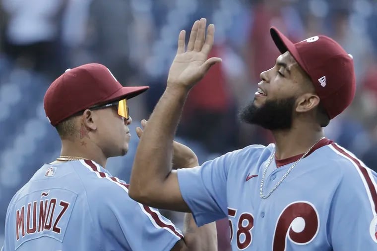 Phillies win series against Nationals as bullpen delivers