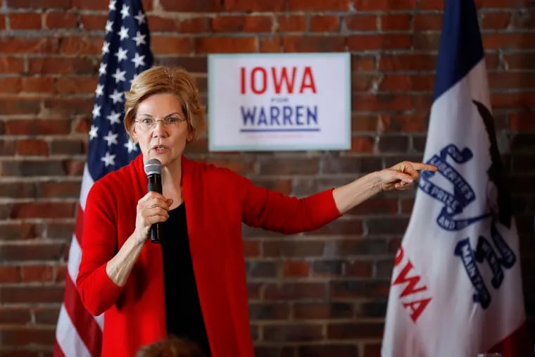 Democratic presidential candidate Sen. Elizabeth Warren has shown interest in dismantling the electoral college that heightens the race in places like Iowa, a swing state.