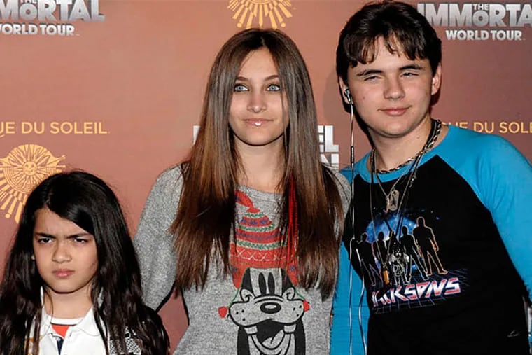 Blanket Jackson (left), Paris Jackson, and Prince Michael Jackson will continue to be under the guardianship of their grandmother Katherine Jackson and cousin TJ Jackson.