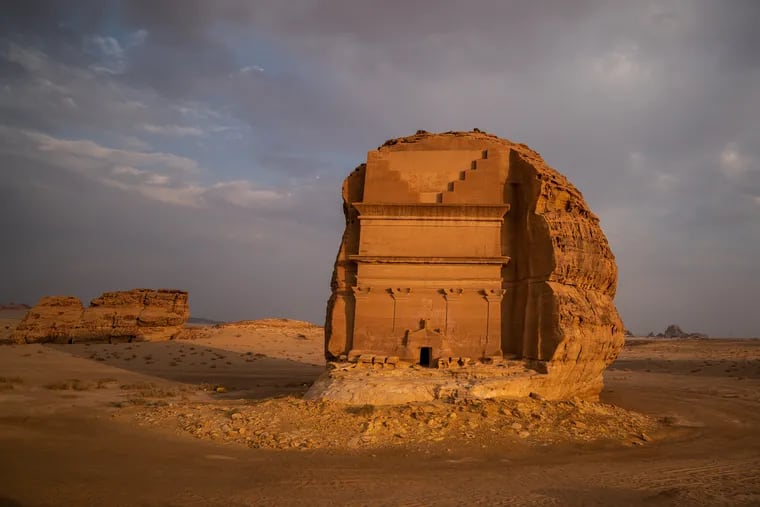 Salwan Georges — a Washington Post staff photographer who shot this image of Qasr al-Farid, an unfinished tomb in Madain Saleh, Saudi Arabia, in 2018 —recommends that vacationeers just use their smartphones.