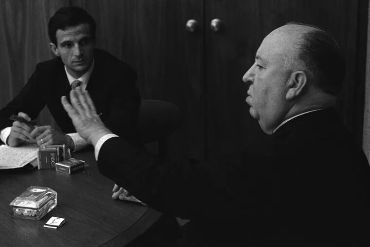 Francois Truffaut and Alfred Hitchcock during their weeklong conversation about moviemaking in 1962 that producted the seminal book "Hitchcock/Truffaut."