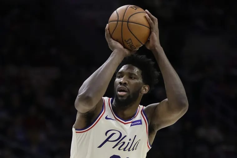 Sixers center Joel Embiid is the conference player of the week again.