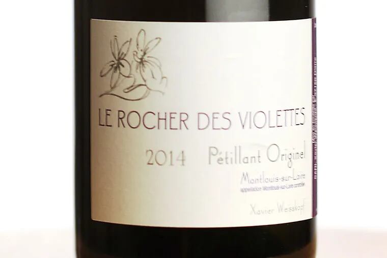 Rocher des Violettes Pétillant Originel Montlouis 2014.