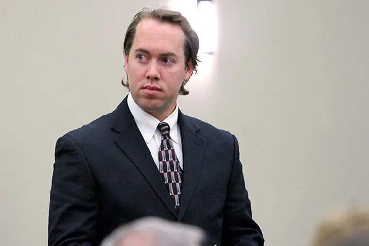 File: James Stuart was facing two counts of murder. He was found not guilty of the first count, purposely murdering David Compton, but guilty of the second count, knowingly murdering Compton. (Staff Photo by Lori M. Nichols/South Jersey Times)