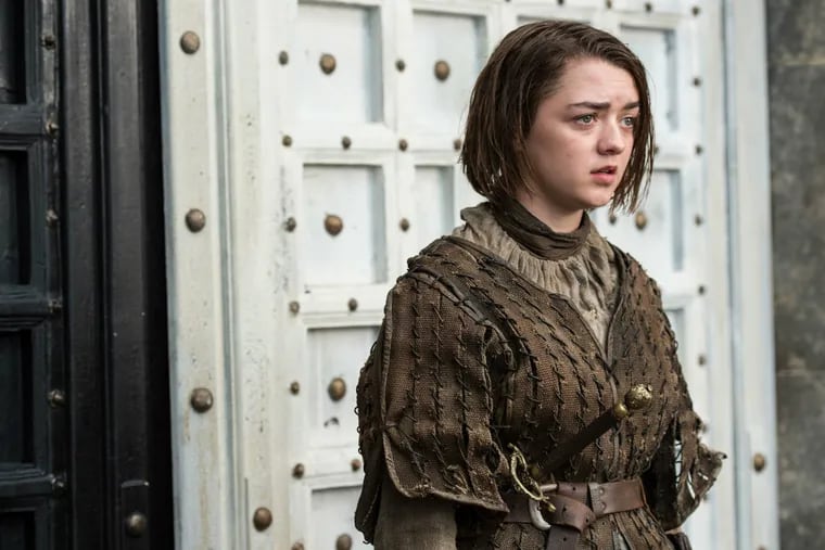 Maisie Williams as Arya Stark in 'Game of Thrones', which returned to HBO April 12. (HBO)