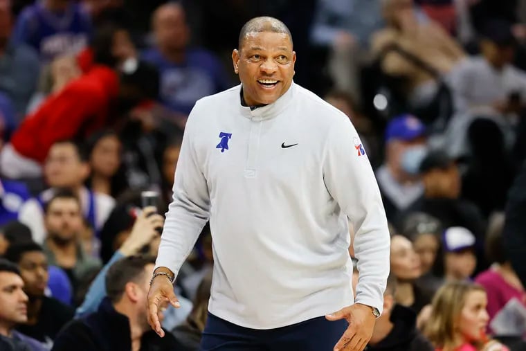 Sixers coach Doc Rivers has the best coaching winning percentage in Los Angeles Clippers history. He will face his former team on Friday at Crypto.com Arena.