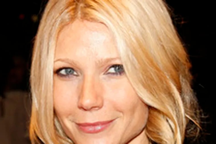 Gwyneth Paltrow shares her prescription for good health. (See &quot;Take 2 doctors . . . &quot;)