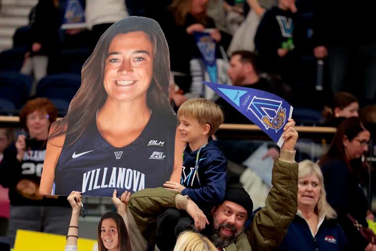 Maddy Siegrist a fan favorite at Villanova, is also one of 10 semifinalists for the Naismith Women's College Player of the Year award.