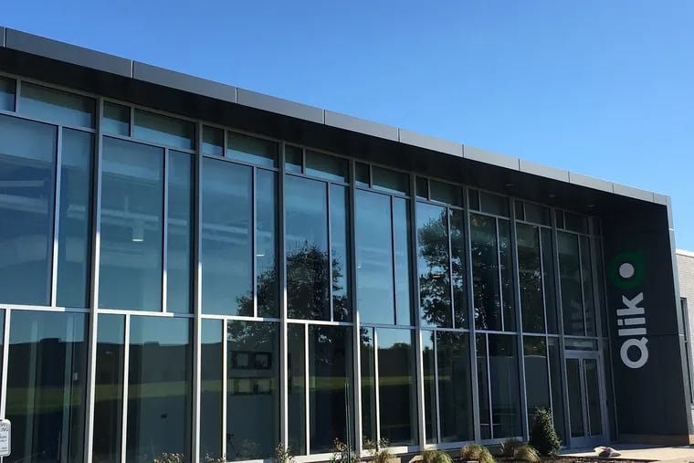 Business software maker Qlik's new headquarters, in an updated former Accenture office in King of Prussia