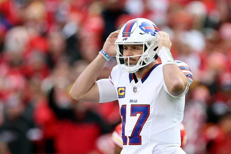 Josh Allen's Buffalo Bills are one of the leading favorites to win the Super Bowl according to oddsmakers and bettors. But a lot of people are asking if the Bills window has closed. (Photo by Jamie Squire/Getty Images)