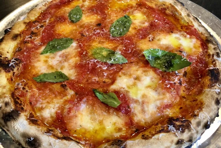 Margherita pizza from Gigi Pizza, 504 Bainbridge St.