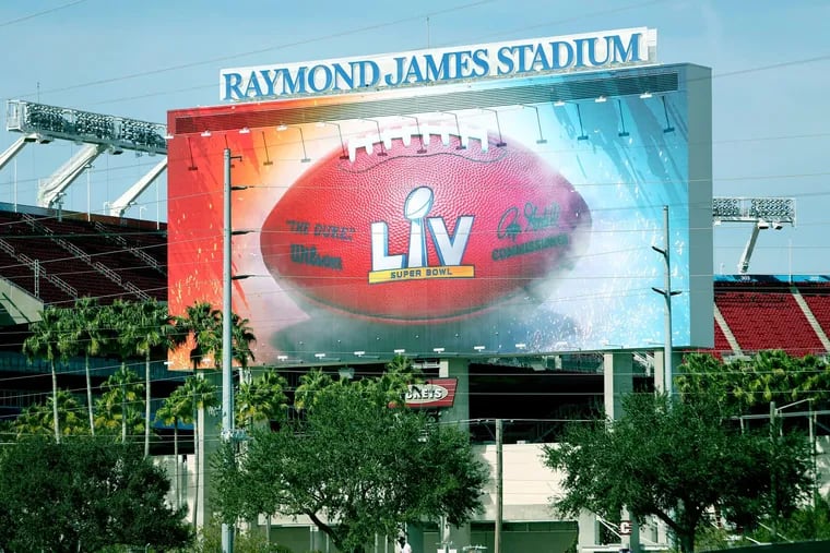 Raymond James Stadium will host Super Bowl LV next month.