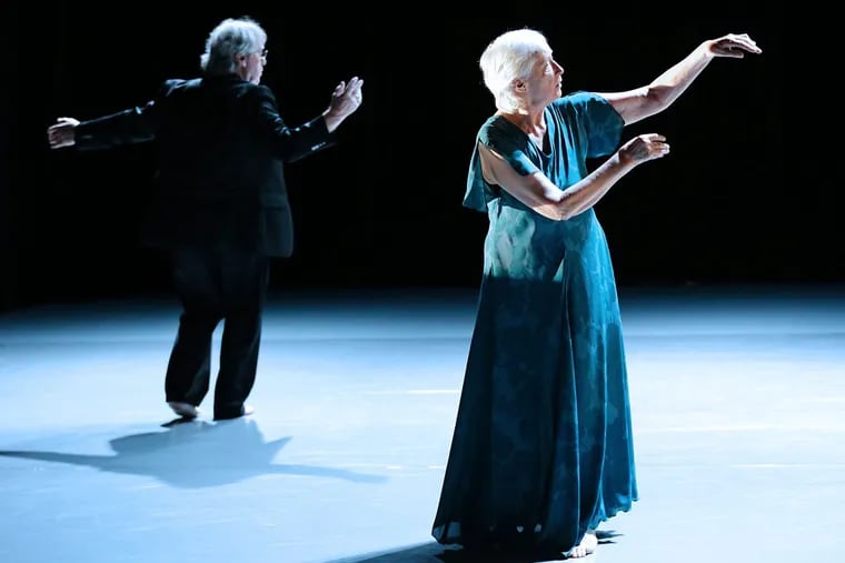 Manfred Fischbeck and Brigitta Hermann in BalletX’s “;Beautiful Decay” (BILL HEBERT)