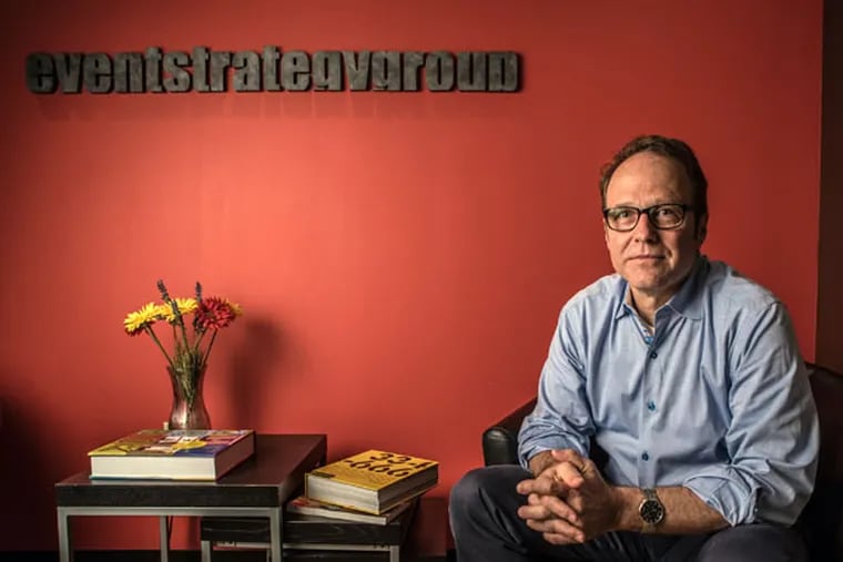 Norm Aamodt founded Event Strategy Group 15 years ago. (MATTHEW HALL/For The Inquirer)