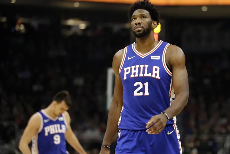 Sixers center Joel Embiid has been one of the bright spots for the Sixers, but they will need more from secondary players to win games.