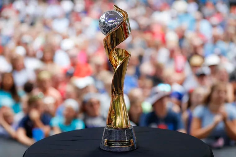 The Women's World Cup trophy.