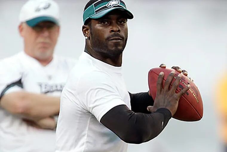 Michael Vick's career thus far has been defined by spectacular plays and mind-numbing mistakes. (David Maialetti/Staff file photo)