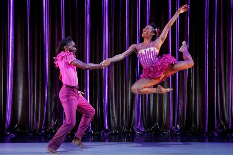 Alvin Ailey American Dance Theater's Chalvar Monteiro and Jacquelin Harris in Amy Hall Garner's "Century."