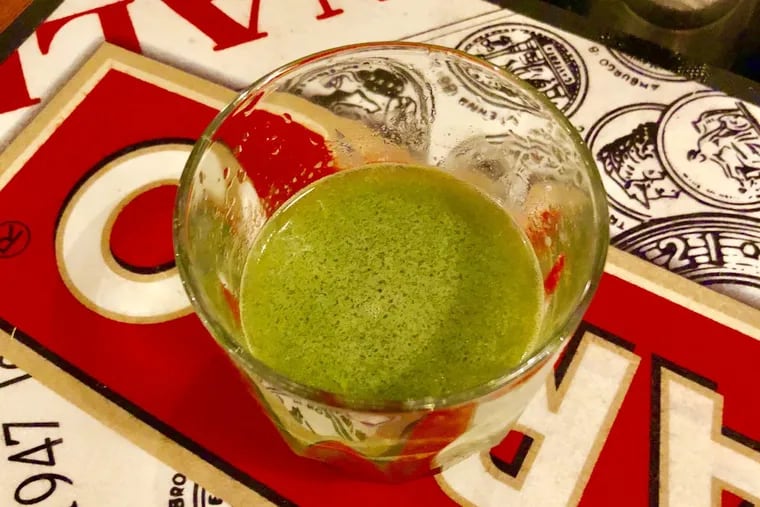 The Limon Pepino cocktail at W/N W/N Coffee Shop is inspired by Gatorade.