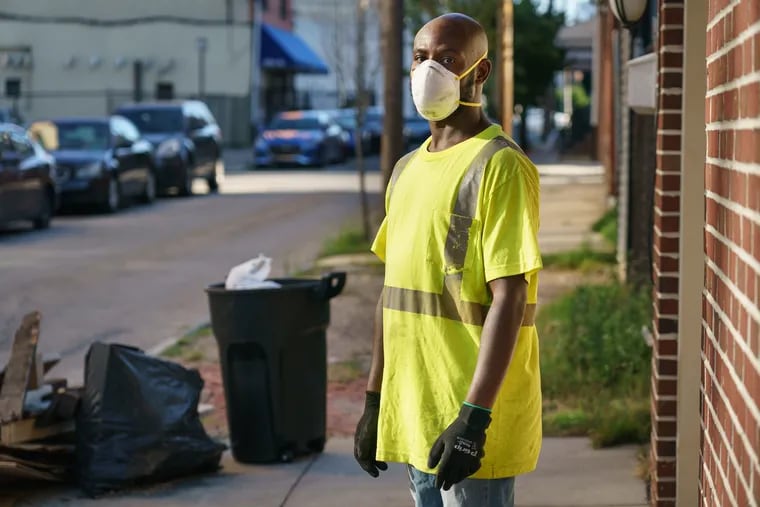 Philadelphia sanitation worker Terrill Haigler raised $32,000 for PPE equipment for his city sanitation colleagues.