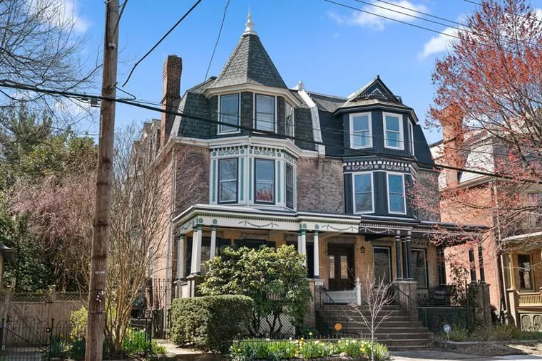 The 3,300-square-foot Victorian twin, located in West Philly's Cedar Park, was built in 1890